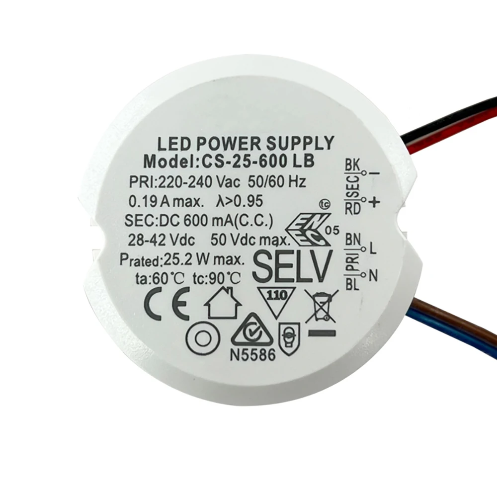 Фото Блок питания LED CS-25-500 LB CS-25-600 LB для контроллера Eaglerise Drive №1