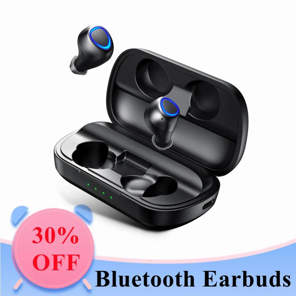 

IP010 Plus Portable In-ear Bluetooth Headphone IPX7 Waterproof Wireless Earbuds Smart Noise Cancelling Sports Earphones With Mic
