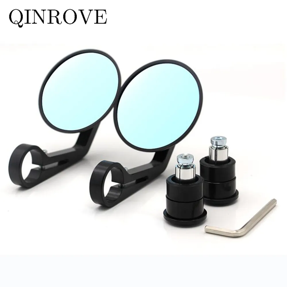 Круглое зеркало заднего вида для мотоцикла 7/8 дюйма 22 мм из алюминиевого сплава
