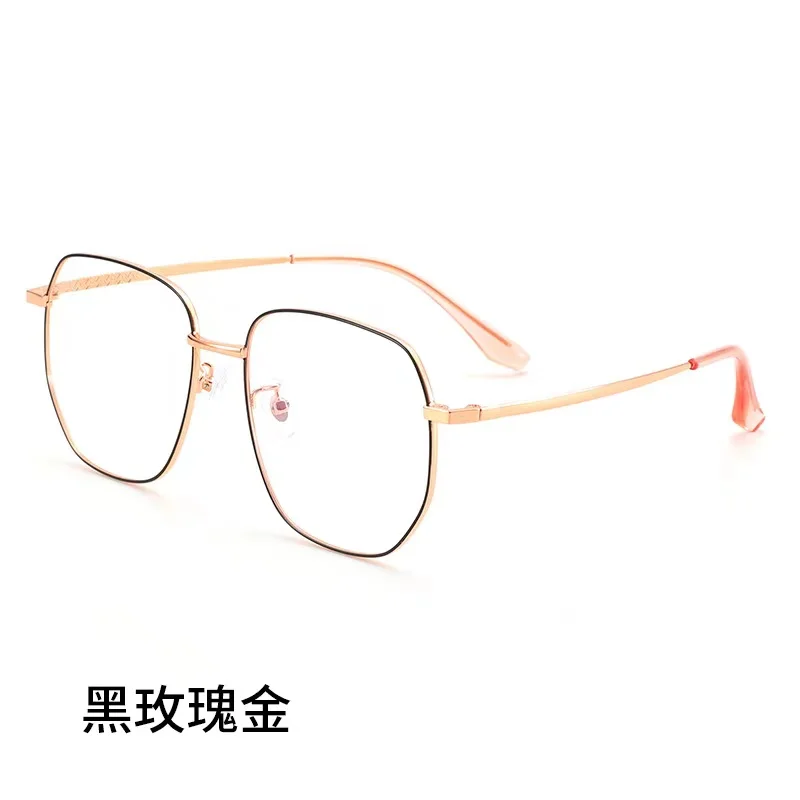 

55mm New alloy full frame square eyeglass frame for men and women anti blue prescription glasses frame 6331