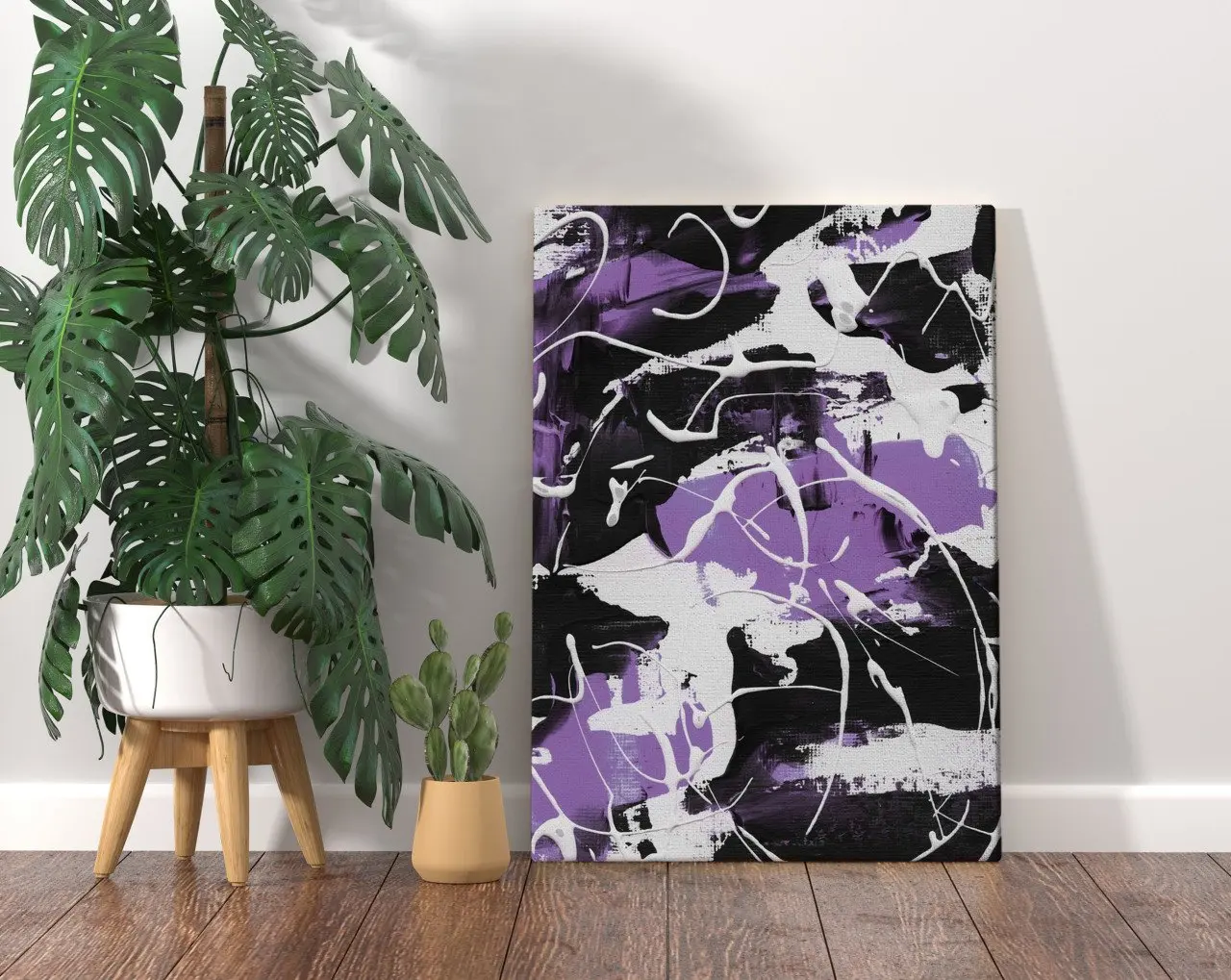 

BK Home When Purple Is The Answer Design Canvas Table 70x100cm-1