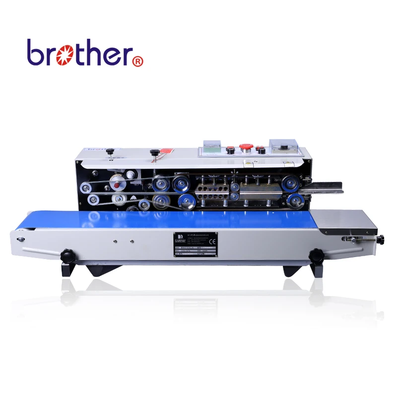 

Brother Ink Printing Continuous Band Sealer,Automatic Horizontal Plastic Bag Pouch Sealing Machine FRD1000W