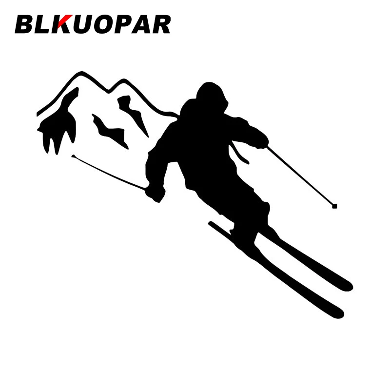 

BLKUOPAR интересные спортивные наклейки для катания на лыжах автомобиля ATV креативная наклейка окклюзия царапины водонепроницаемый лобовое ст...