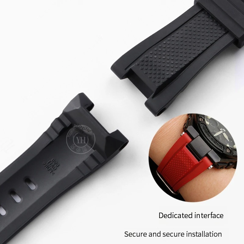 Силиконовый резиновый ремешок для часов Casio G-SHOCK GST Series GST-W300 210 400G S130 S310 S330 B100