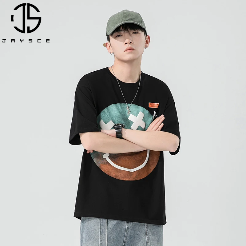 

Мужская дышащая футболка с коротким рукавом, из чистого хлопка