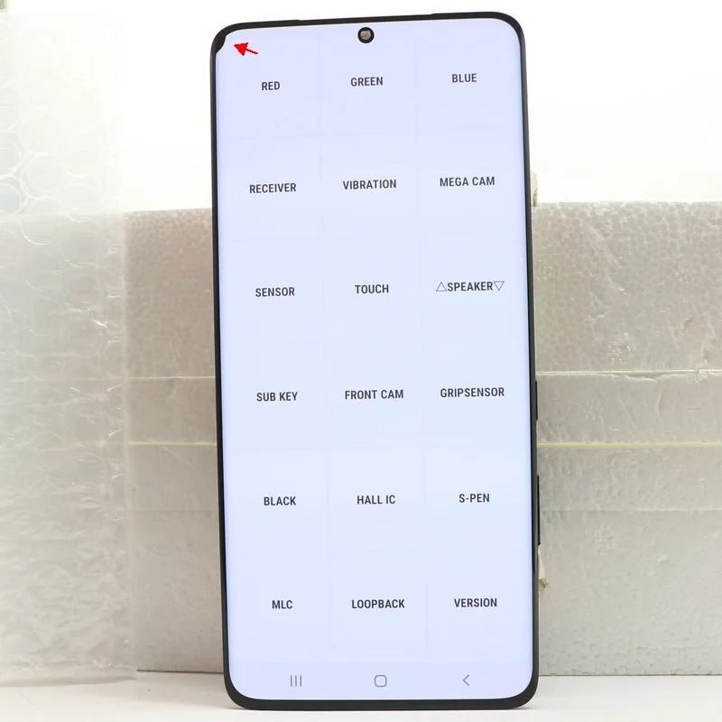 Kup Oryginalny AMOLED LCD Z Ramką Do Samsung Galaxy S21 Ultra 5G G998 G998F/DS G998U G998U1 G998W Wyświetlacz Ekran Dotykowy Zgromadzenie