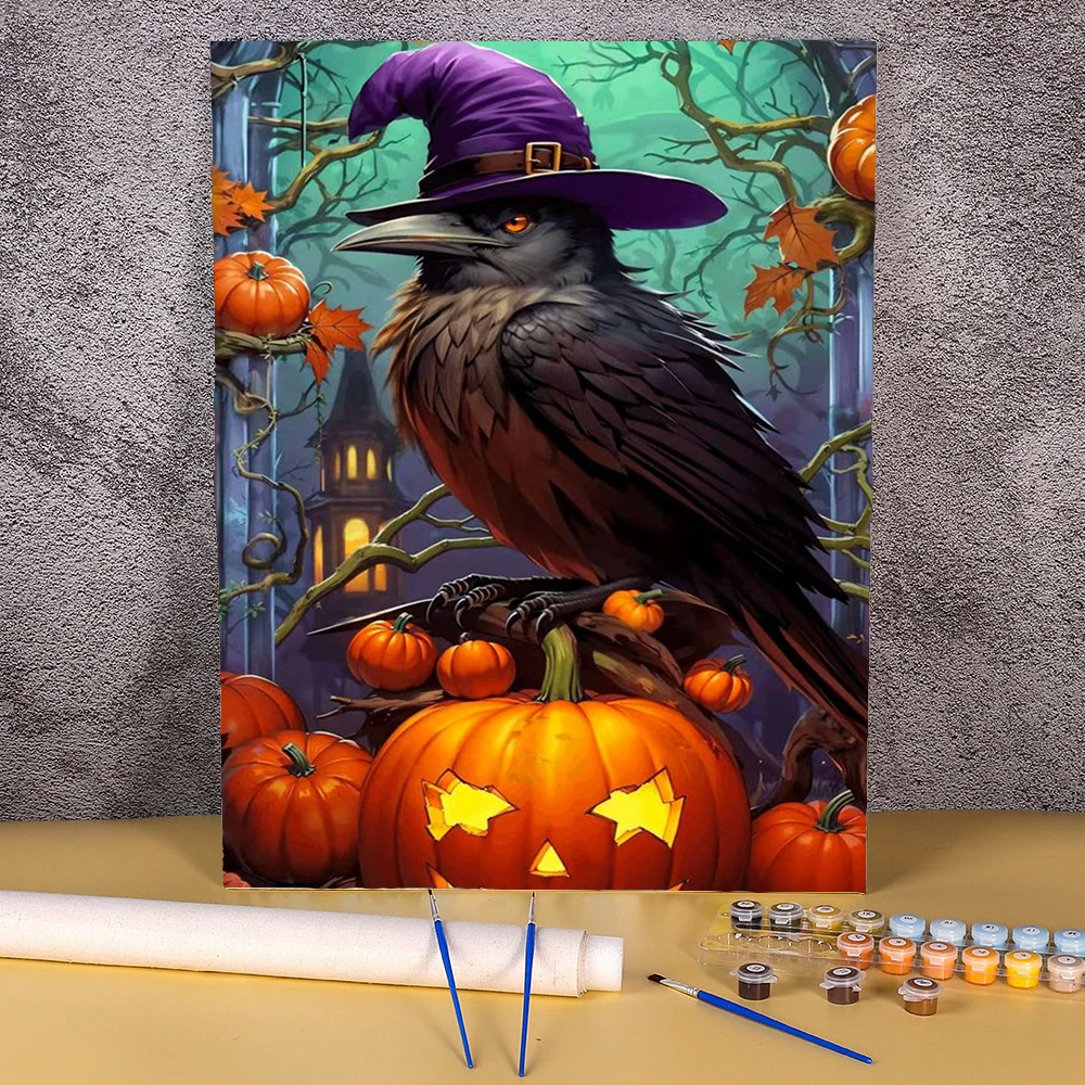 Наборы для рисования по номерам сделай сам взрослых Хэллоуин мультяшная фигурка