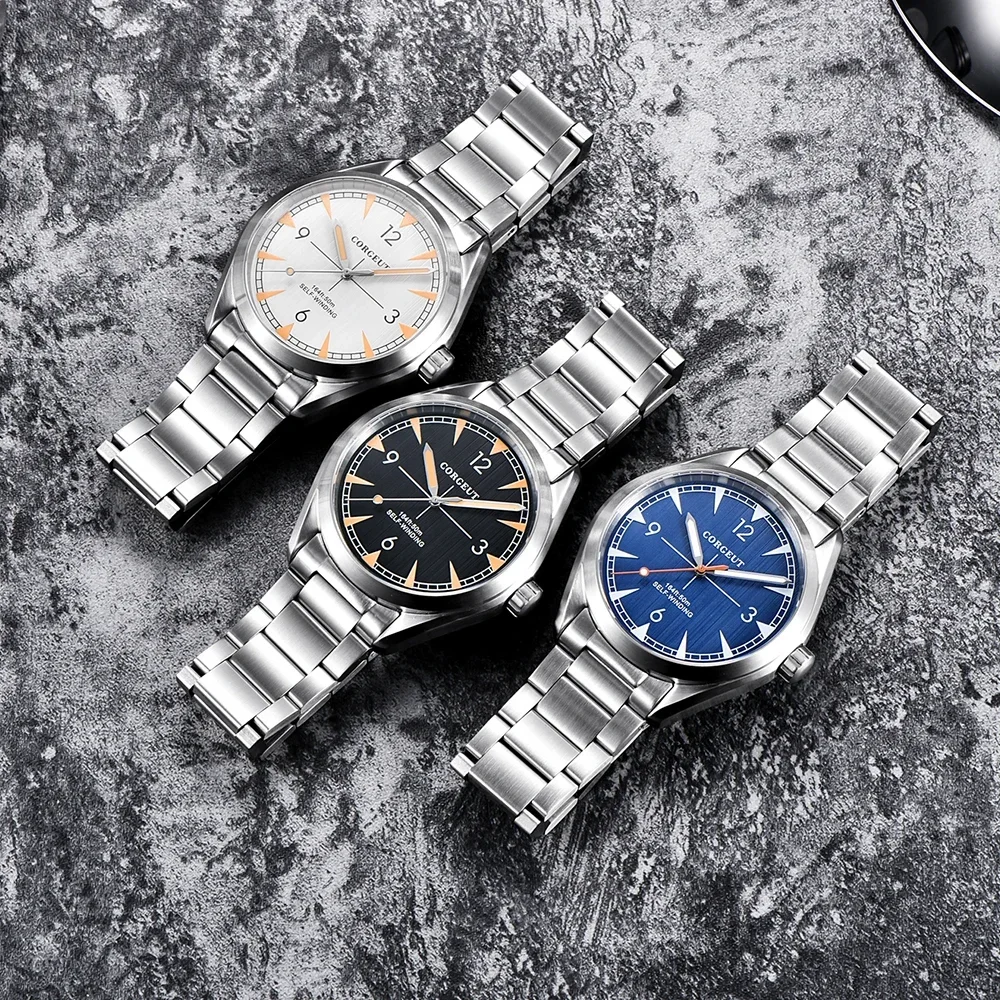 Механические наручные часы с сапфировым стеклом