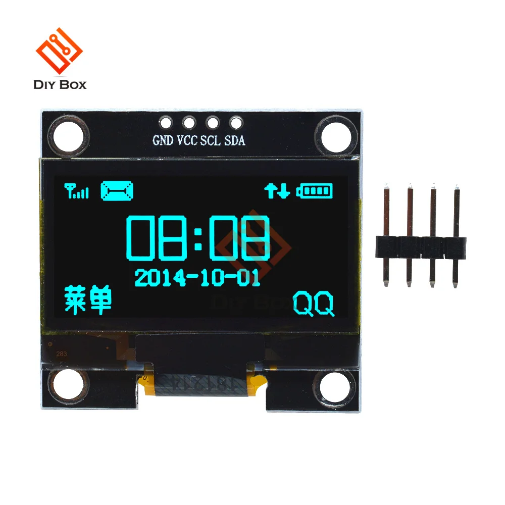 

Модуль O LED, 1,3 дюйма, белый/синий, SPI/IIC I2C, Коммуникационный цвет 1,3x64 1,3 светодиодный