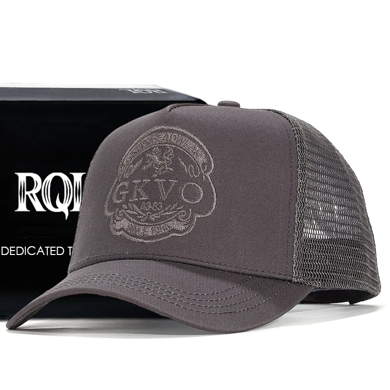 Бейсболка с большой головой для мужчин летняя дышащая сетчатая Кепка гольфа бега