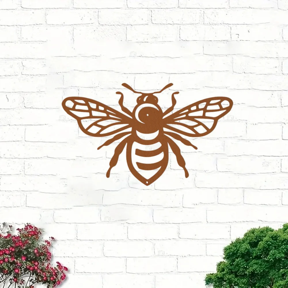 Металлический Декор В Виде Пчелы Настенный Акцент Идеальный Подарок Для