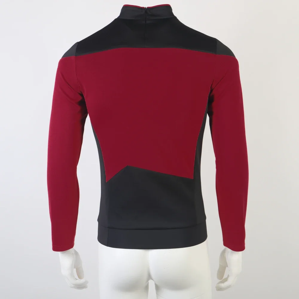 Star TNG The Next Generation Trek Красная Желто-Синяя Рубашка Униформа Косплей Костюм Для Мужчин Пальто Хэллоуин Вечеринка (art.: 3920cf1ec952b) - 3920cf1ec952b