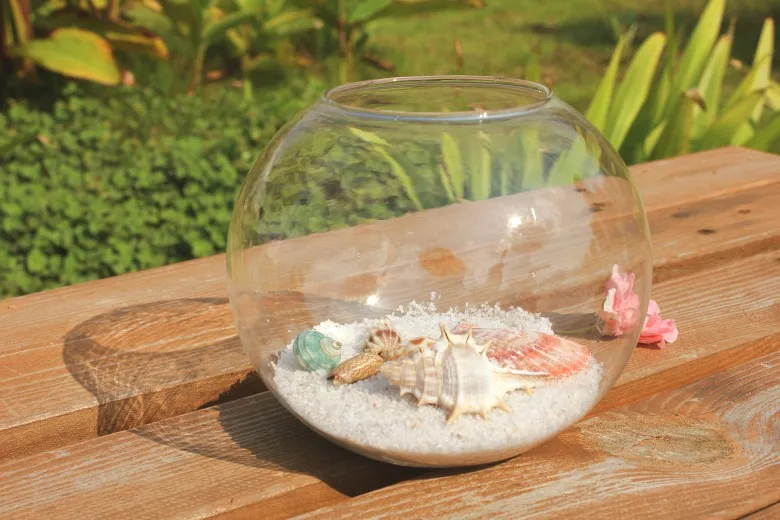 Домашний декор ваза украшения вазы безделушки шарики стеклянные прозрачные