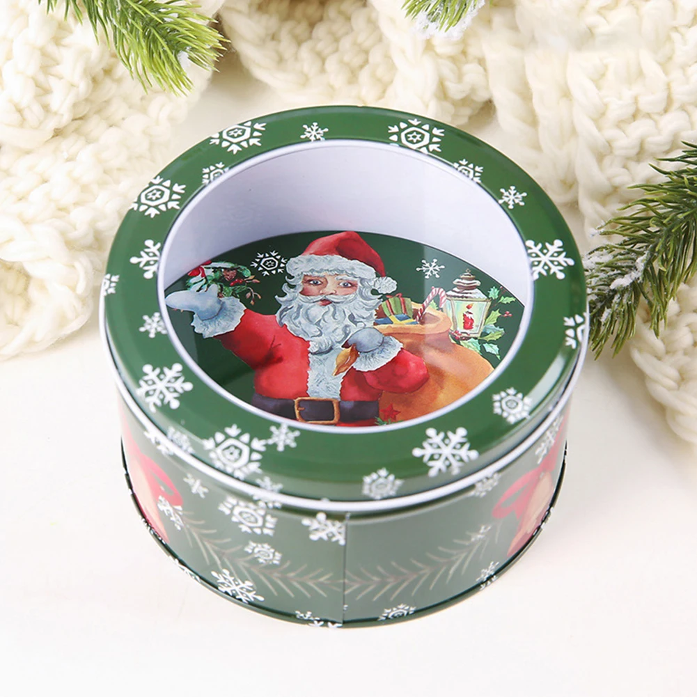 Красочная фотокопия мини-герметичная банка Фотокопия Санта-Клаус снеговик