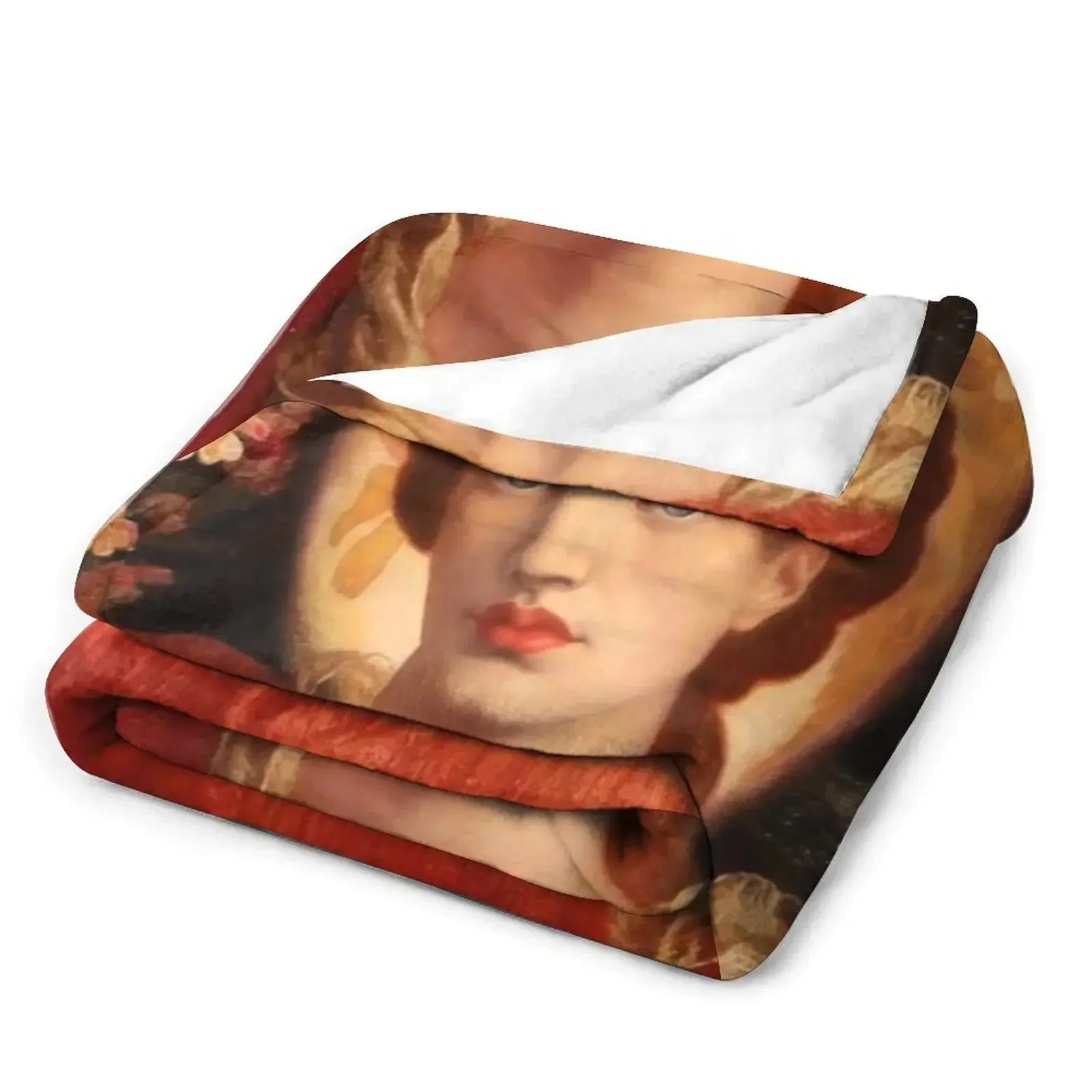 Видение Fiammetta Dante Gabriel Rossetti 1828 предрафаэлитовое художественное одеяло плед мягкие