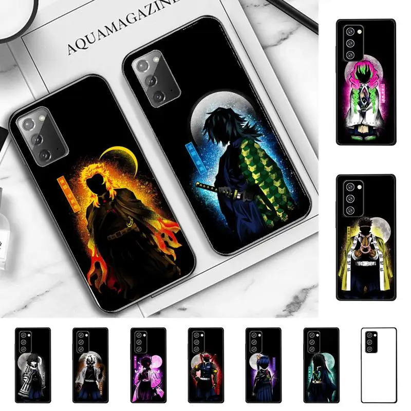 

FHNBLJ Anime Demon Slayer Phone Case for Redmi 8 9 9A for Samsung J5 J6 Note9 for Huawei NOVA3E Mate20lite cover