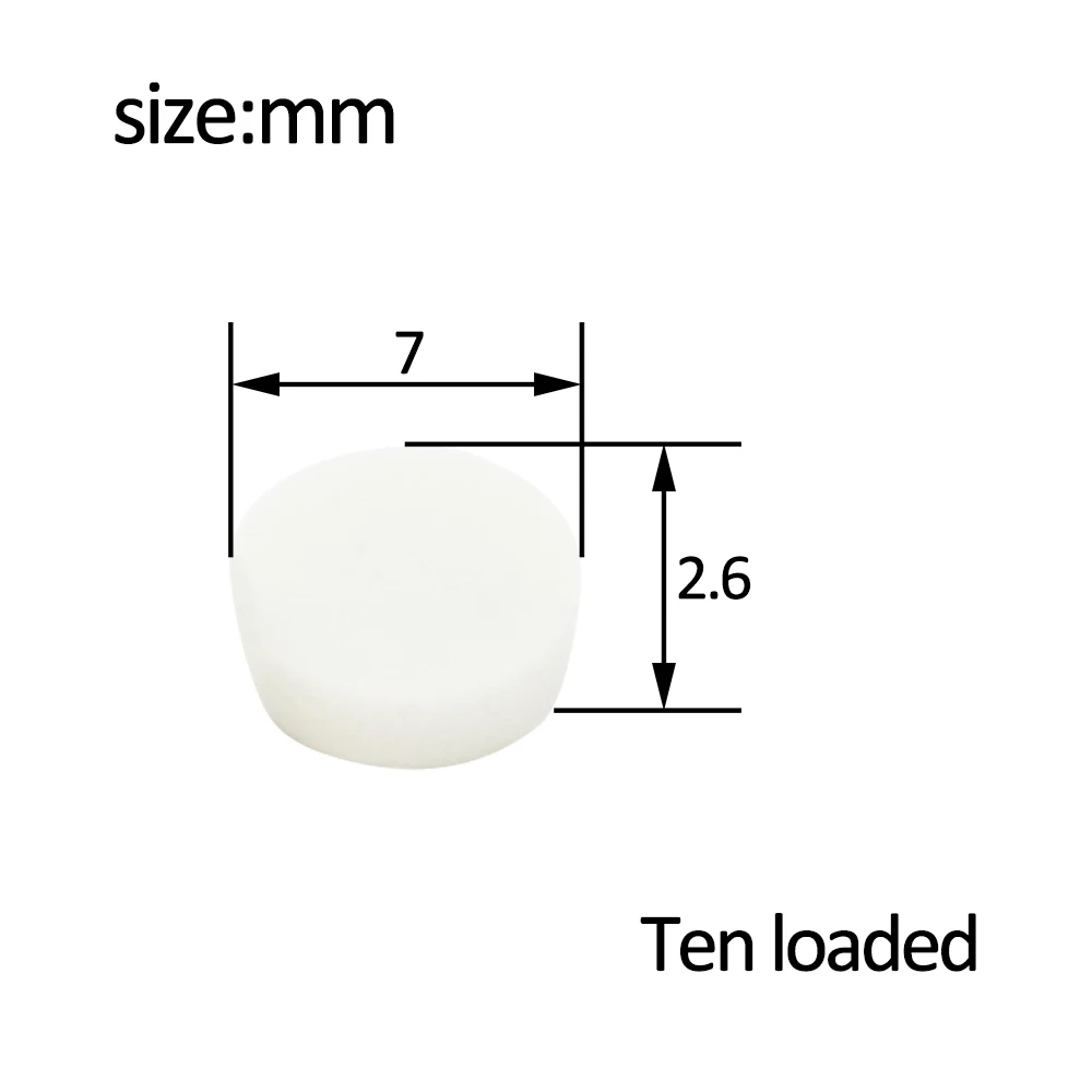10 белых устанавливаемых звуковых отверстий инструмент для ремонта флейты