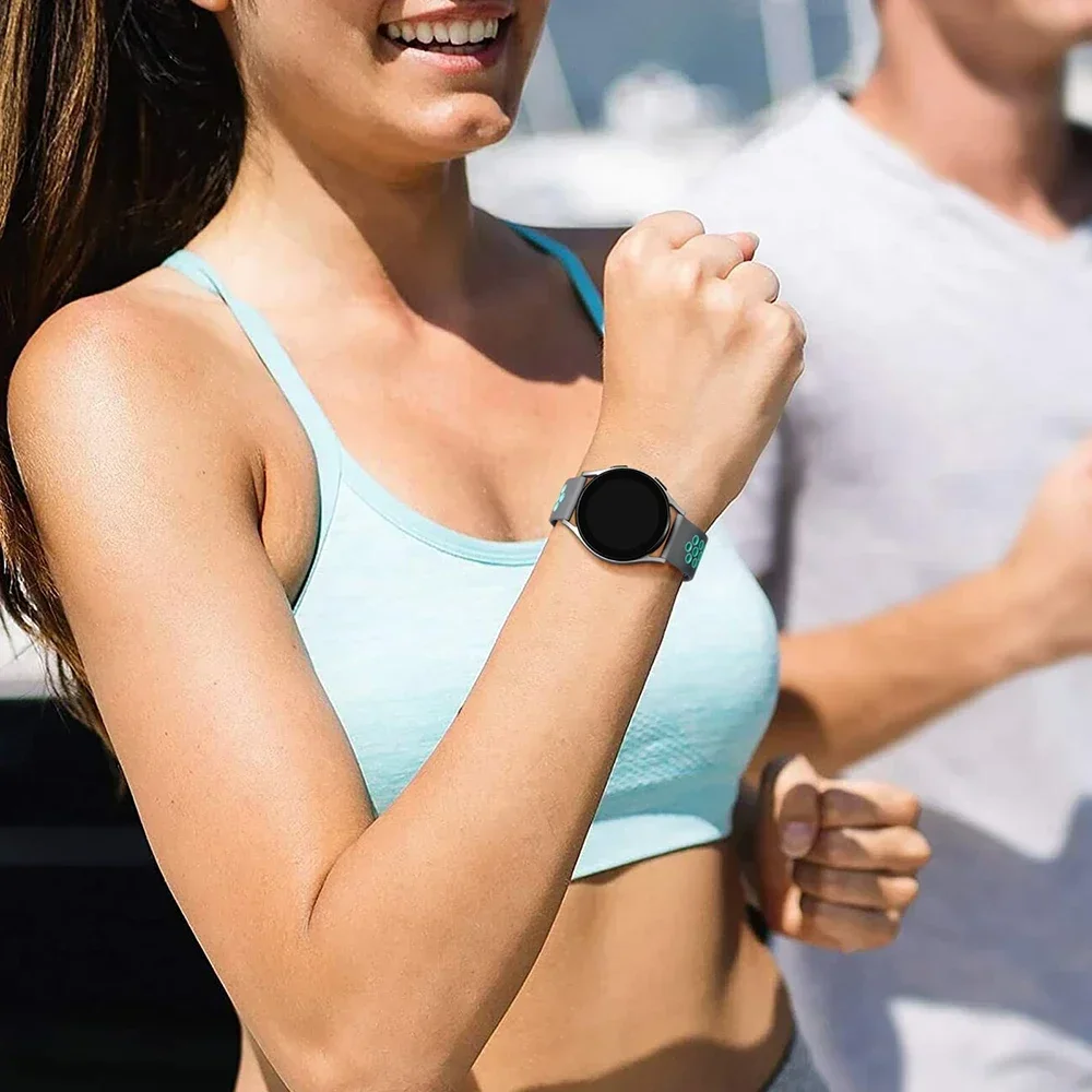 Фото Спортивный силиконовый ремешок 20 мм 22 мм для Haylou Watch 2 Pro/Solar 5/Lite/Solar Plus RT3/RS4 4Plus, браслет для Haylou RS5 R8 S8 №5