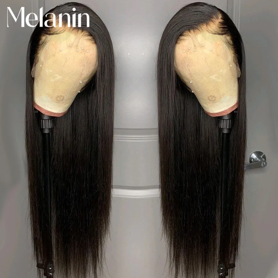 

10A HD Transparent 13x4 13x6 Lace Front Human Hair Wigs Raw Indian Silky Straight Remy Human Hair Frontal Wigs For Women