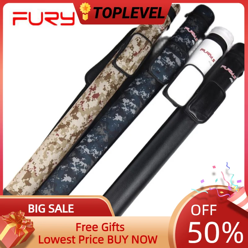 New Arrival Fury 2*2 Pool CuePortable carrying Case Billiard Accessories Black White Green Camouflage Color 84cm Length China