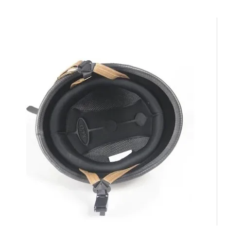 Шлем Tex Chopper Нацист наполовину АБС коричневый (стандартный Размер)