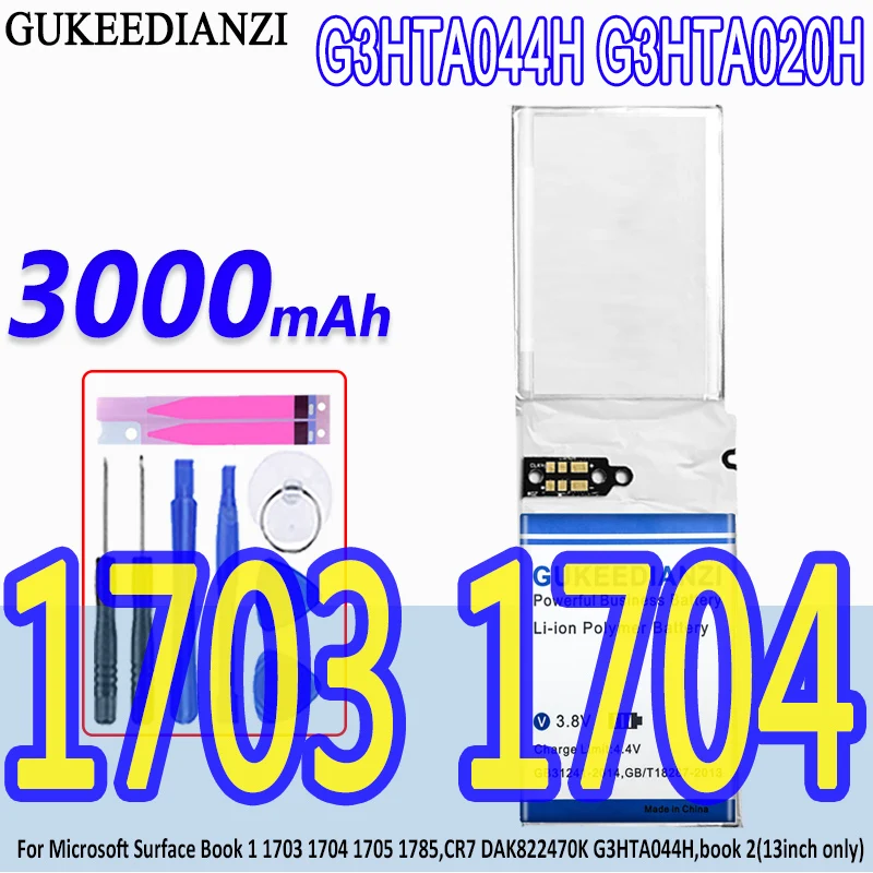 G3HTA044H 3000 мАч/7550 мАч аккумулятор для ноутбука Microsoft Surface Book 1 13 5 дюймов 1705 основание