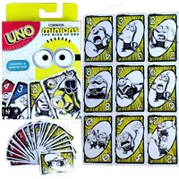 minion uno board game stuart phil kevin bob dave family entertainment playing card game kids toys child favorite birthday gifts