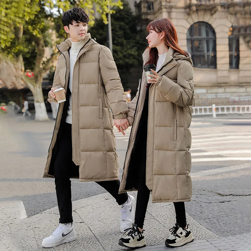 

Cotton Female Long Winter of 2022 New Thickening Cotton-padded Clothes Big Yards Down Mian Mian Take Long Hooded Women's Coat