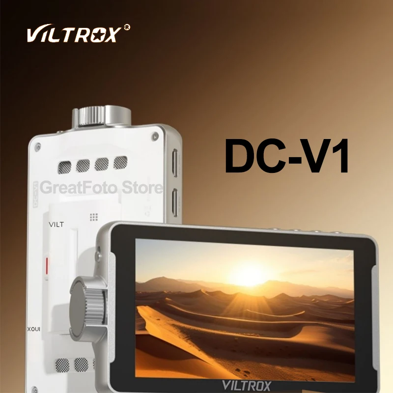 Портативный монитор Viltrox DC-V1 5 дюйма 4K 60 Гц HDMI 1.4 интерфейс камеры с аккумулятором