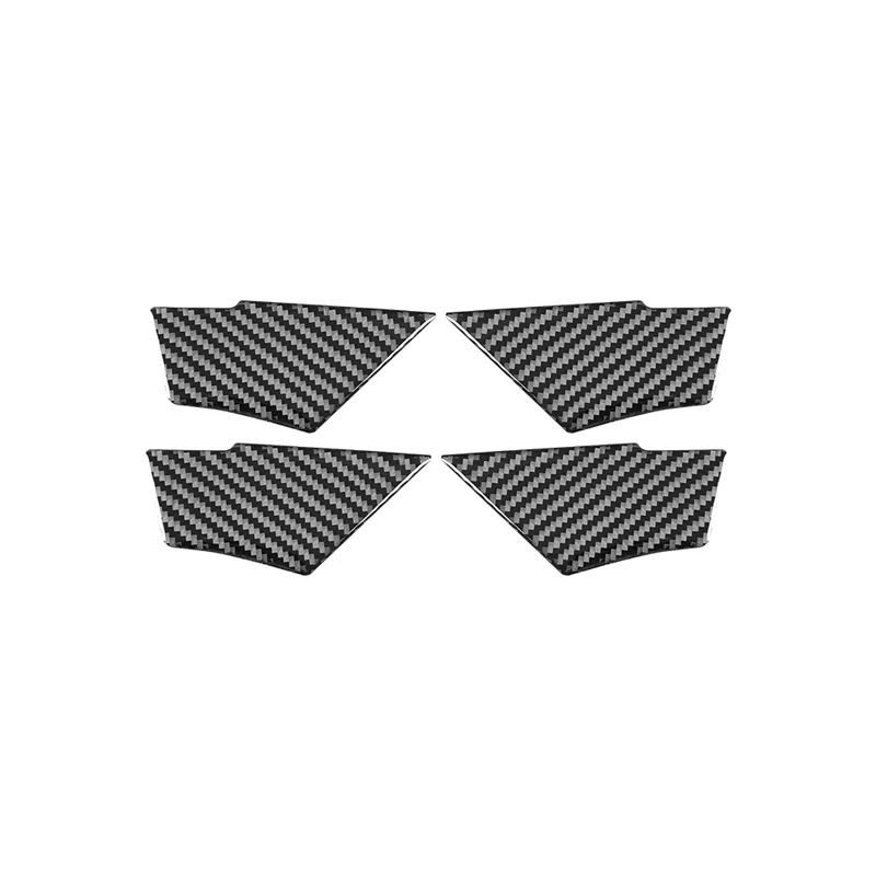 

Car Door Bowl Handle Stickers Trim Covers Decoration Carbon Fiber for - A3L 2021 2022 Interior Accessories