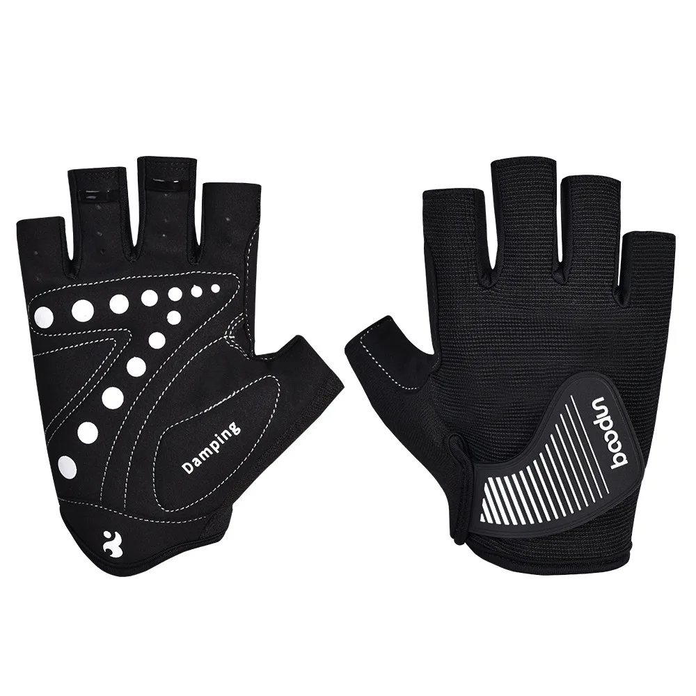 

Летние Новые велосипедные перчатки LUBI с открытыми пальцами, перчатки из лайкры с сетчатым швом для активного отдыха, велосипедные Горные пе...