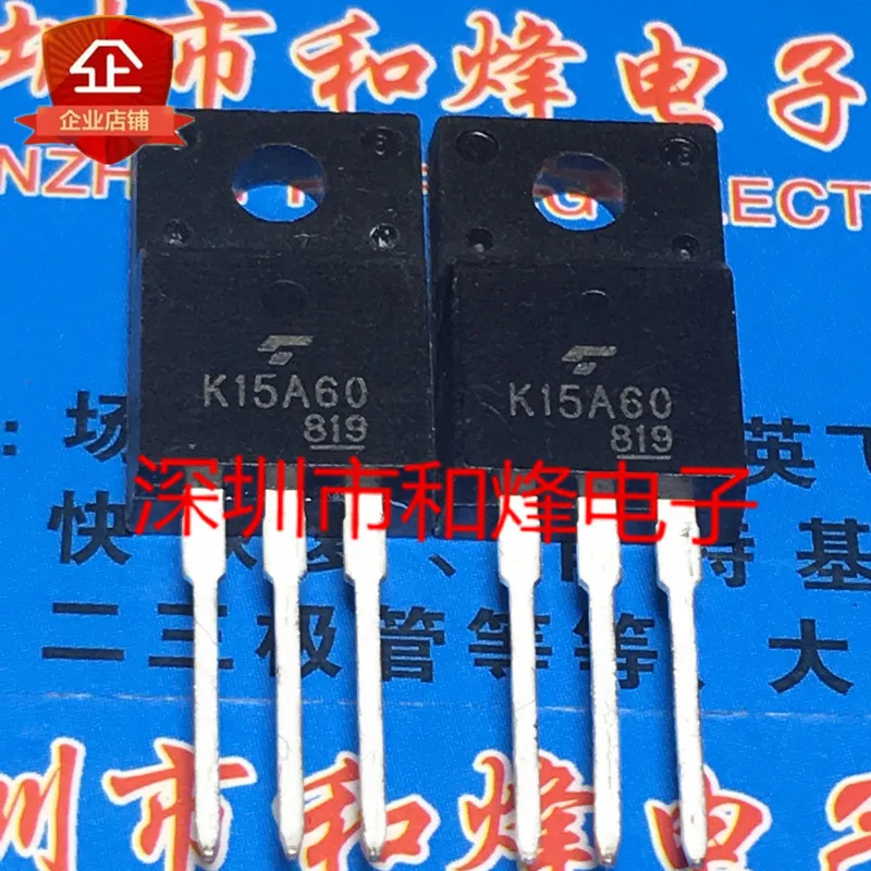 

5PCS-10PCS K15A60 TK15A60 TO-220F 600V 15A New And Original On Stock