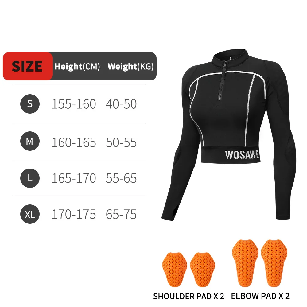 

Летняя мотоциклетная куртка WOSAWE для женщин: дышащая и легкая мотокуртка для активного отдыха и спорта