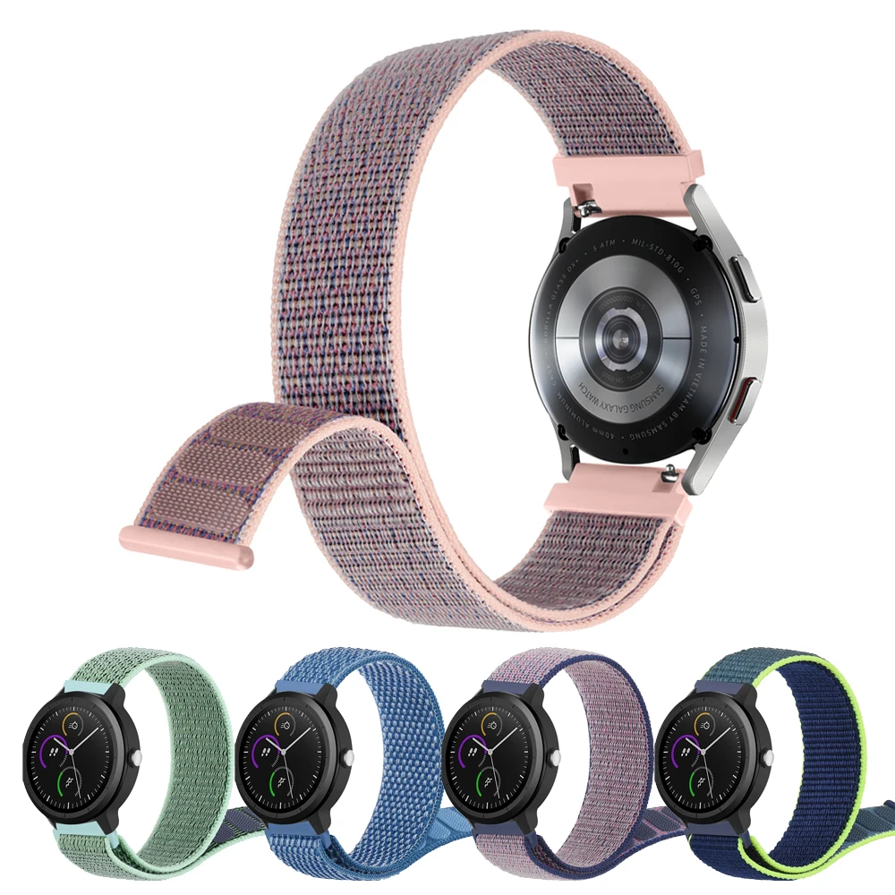 Cinturino In Nylon Per Garmin Forerunner 55 245 645 Cinturino Per Orologio Musicale Per Garmin Venu 2 Plus/Venusq Music/Vivomove 3 Style Luxe