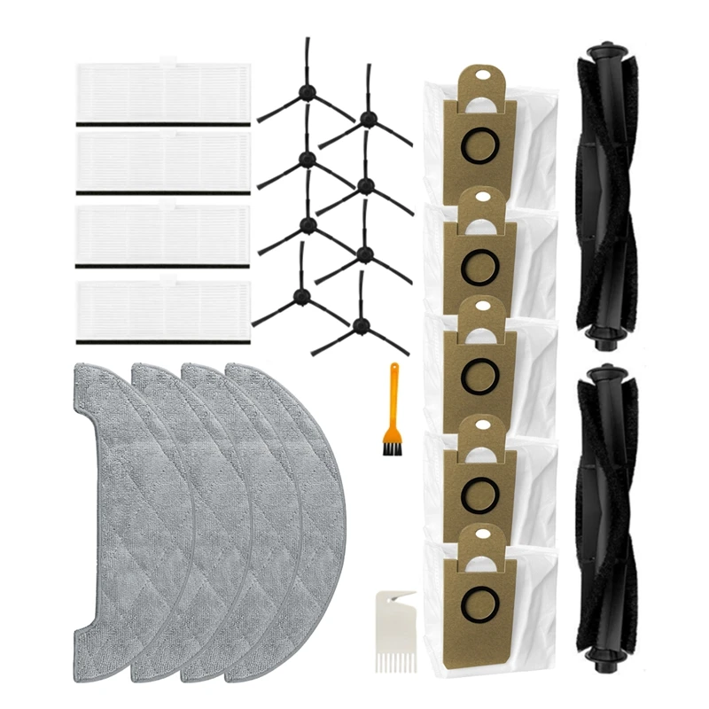 

Main Brush Side Brush Filter Mop Cloth Dust Bag Accessories For Xiaomi Viomi VXVC11 VXVC12 Robot Vacuum Cleaner