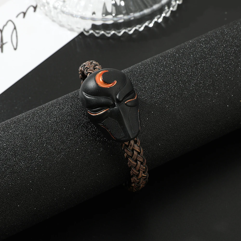 Супергерой Marvel луна яркость Мстители Марк Spector маска звено для Мужчин Ювелирные