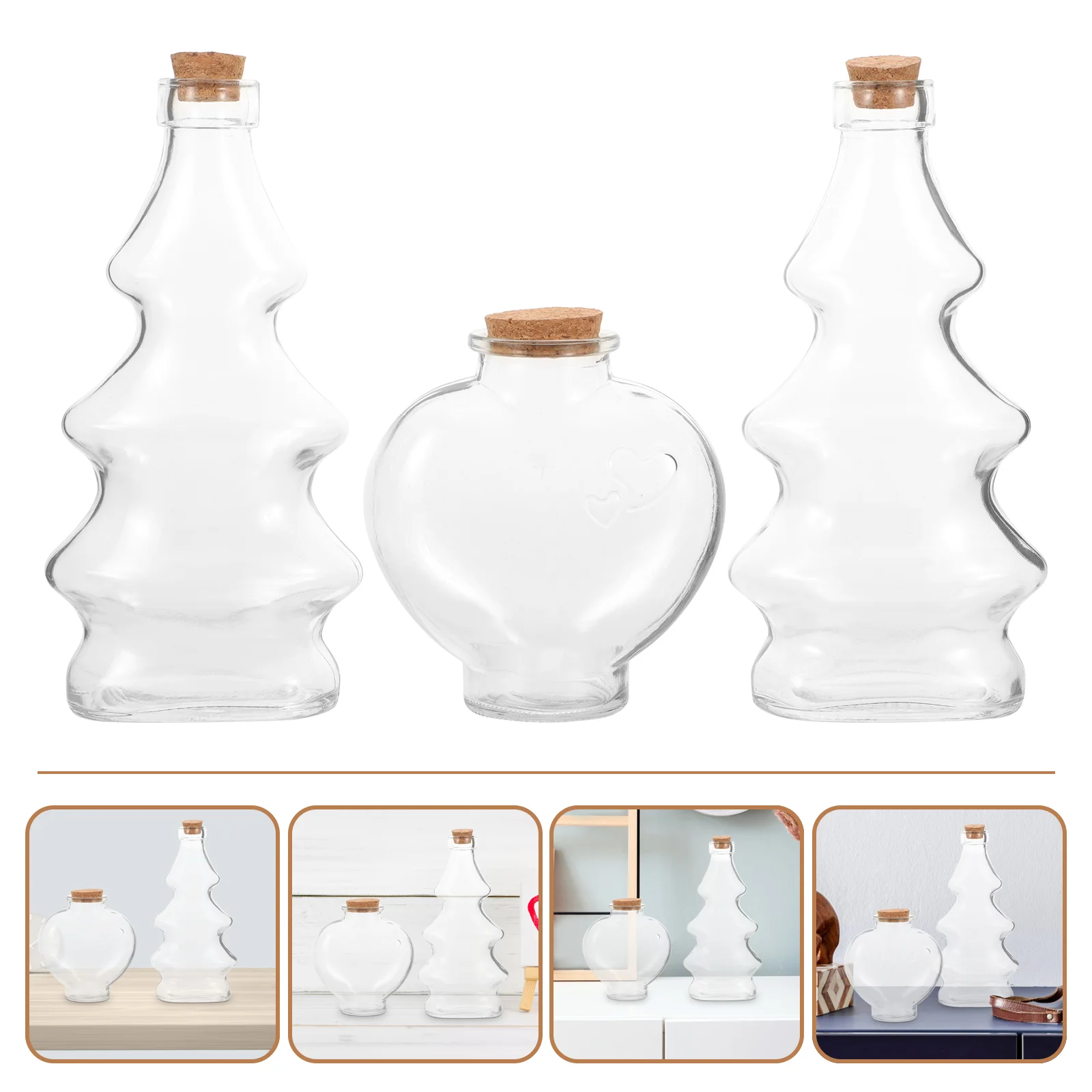 3 шт. набор бутылок для свадебной церемонии с песком горшок консервирования