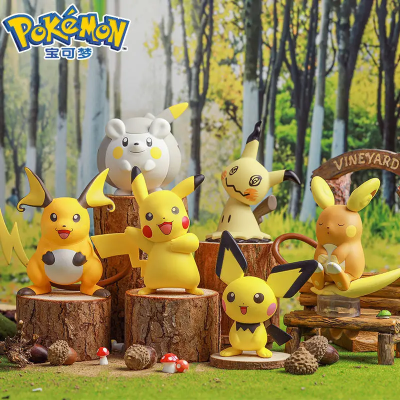 

Pokemon Fourth Generation Pikachu Mengli Attack Fashion Decoration Figurine Statue Elf