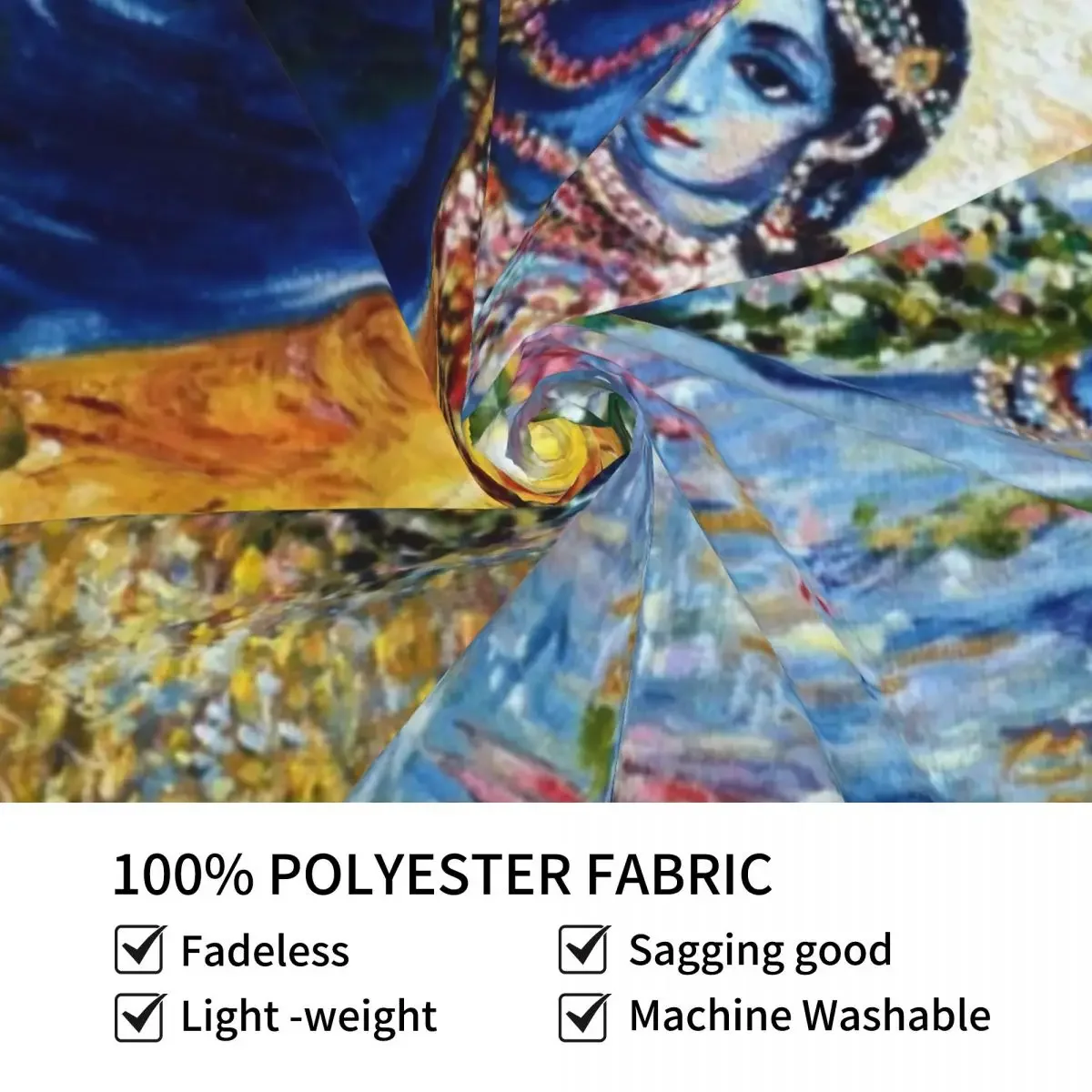 Гобелен Krishna Leela уличное украшение декор комнаты эстетический домашний