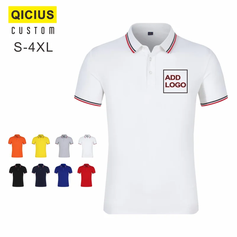 Custom Printing New Clothing Quality Polos Shirt Men Summer Clothes Masculina Polo Short Sleeve Camisa Femenina Camisetas