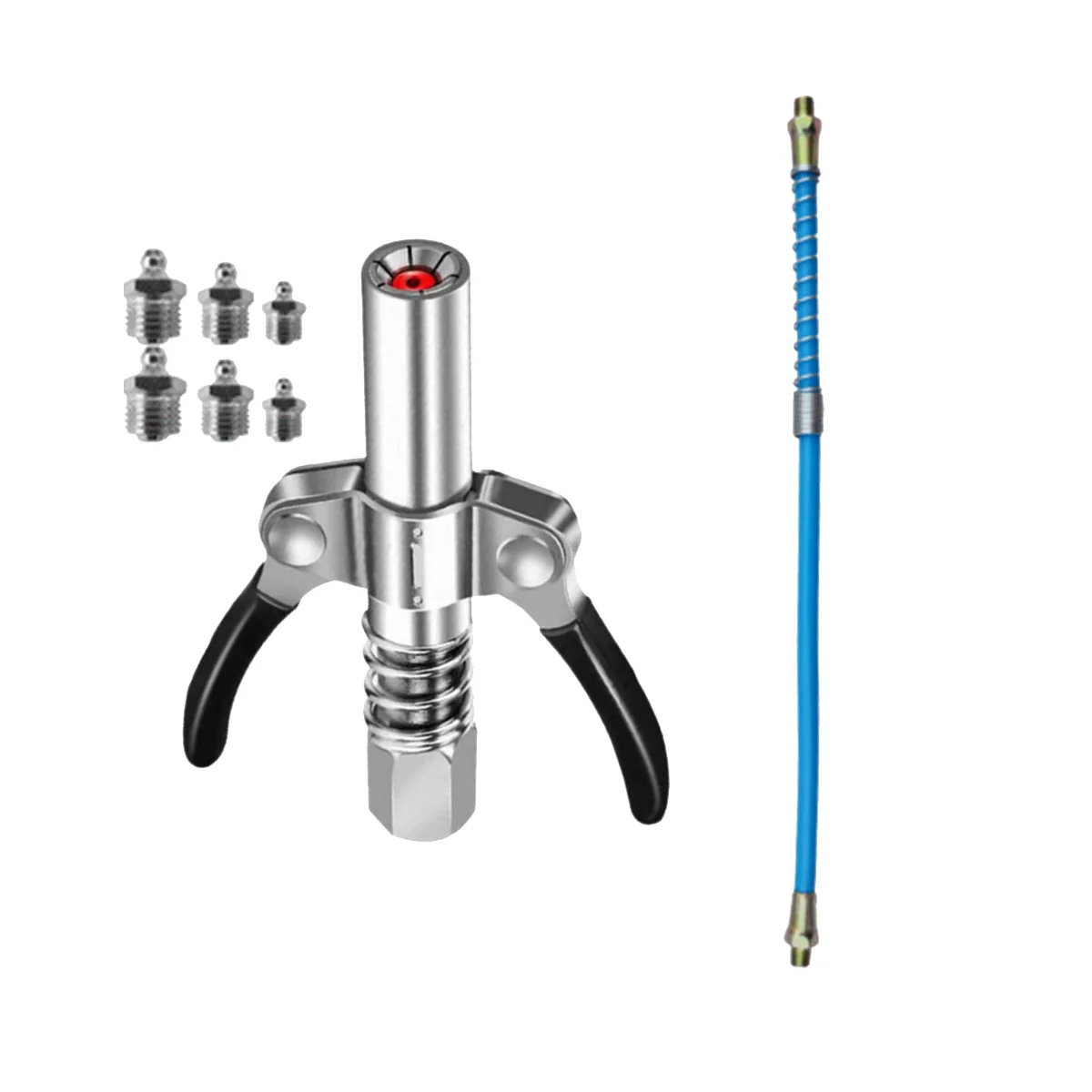 Сверхмощный быстросъемный инжектор для смазки NPTI/8 10000 PSI