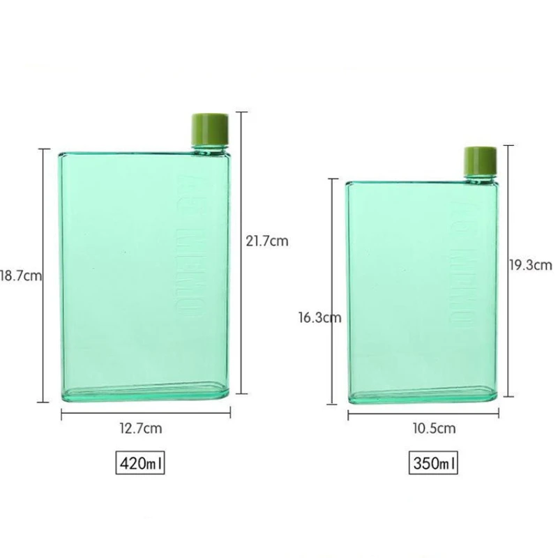 A5 A6 бумага для записей бутылка воды плоская чашка без БФА прозрачная книжка