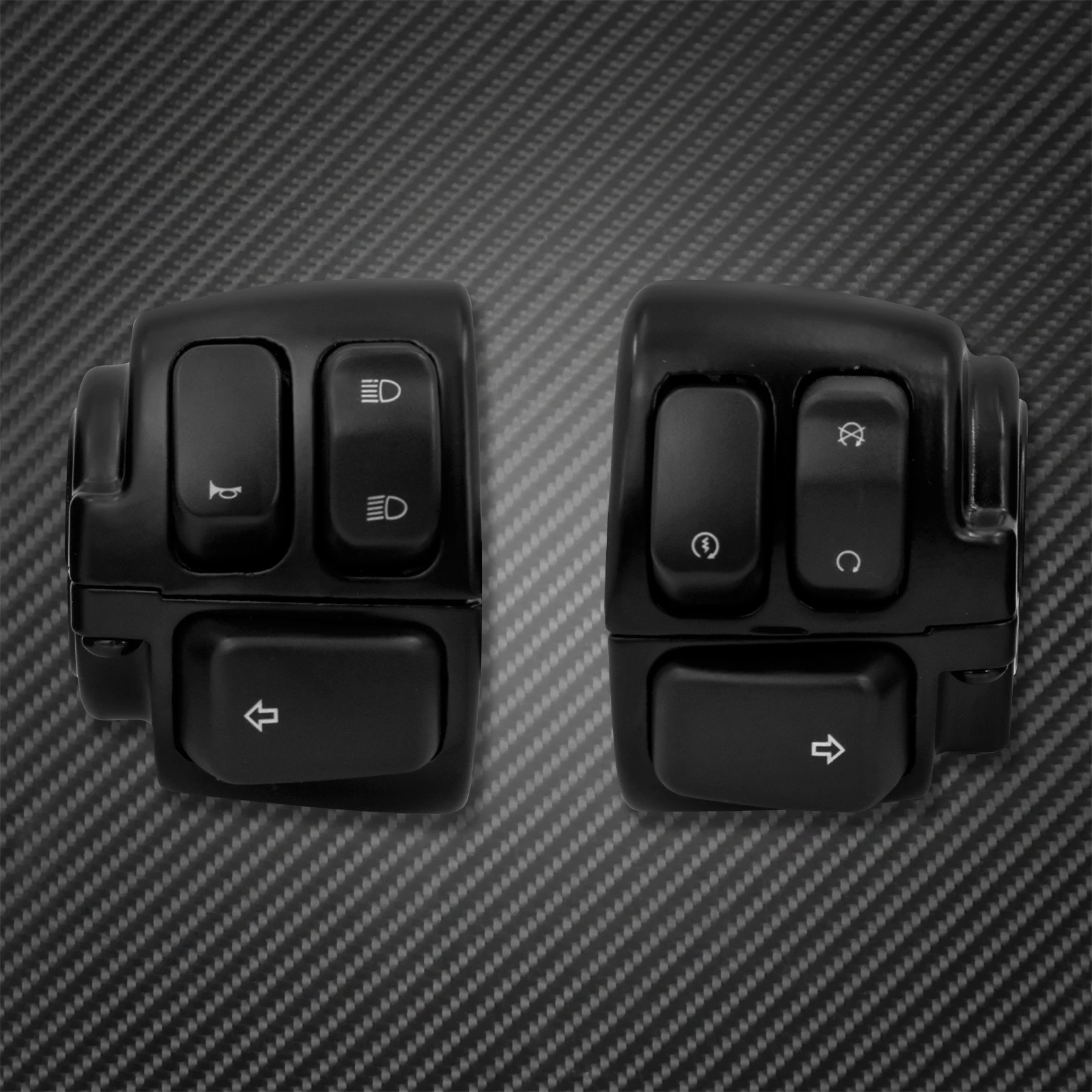 Мотоцикл черный 1 &quotРуль управления поворотным сигналом переключатель для Harley