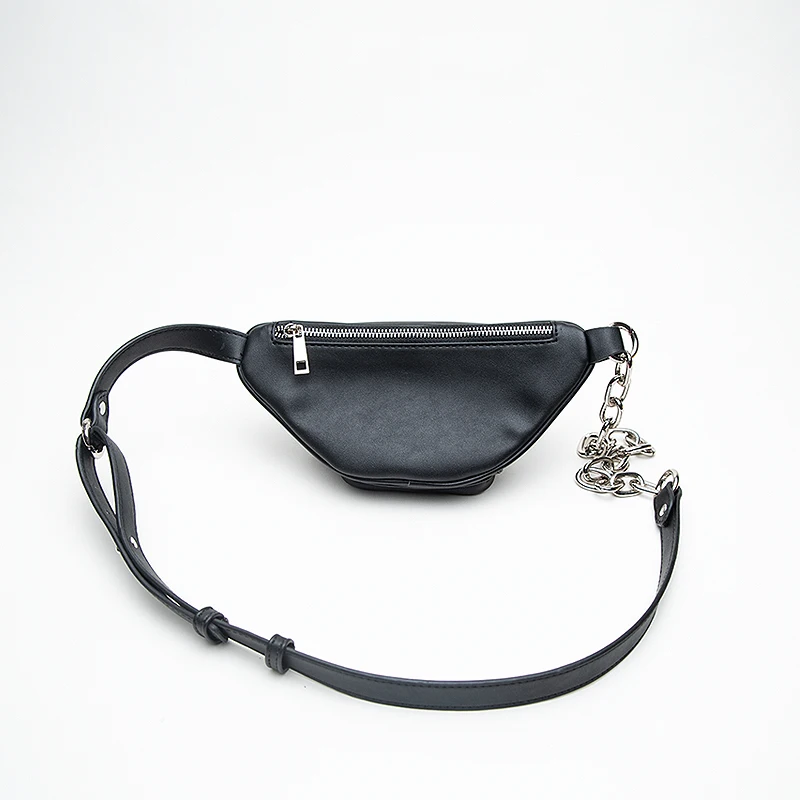 Genuine Leather Crossbody Leisure Time Mobile Phone Bag Chain Waist Pack Bags With Free Shipping Sack Women's Shoulder Bag