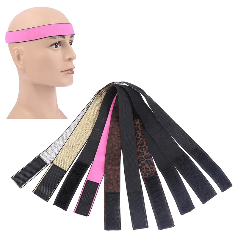 

1PC 3cm Elastic Band For Wigs Caps For Making Wigs And Lace Frontal Closure Long Elastic Wig Band With Magic Tape