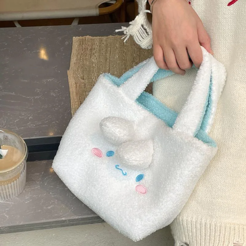 

Kawaii Sanrio плюшевые сумки My Melody аксессуары Милая красота мультфильм Аниме Сумка студент осень зима хранилище игрушки девочки подарок