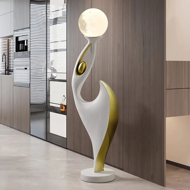 Новый дизайн оптовая цена креативный светильник роскошный обнимающий лунный