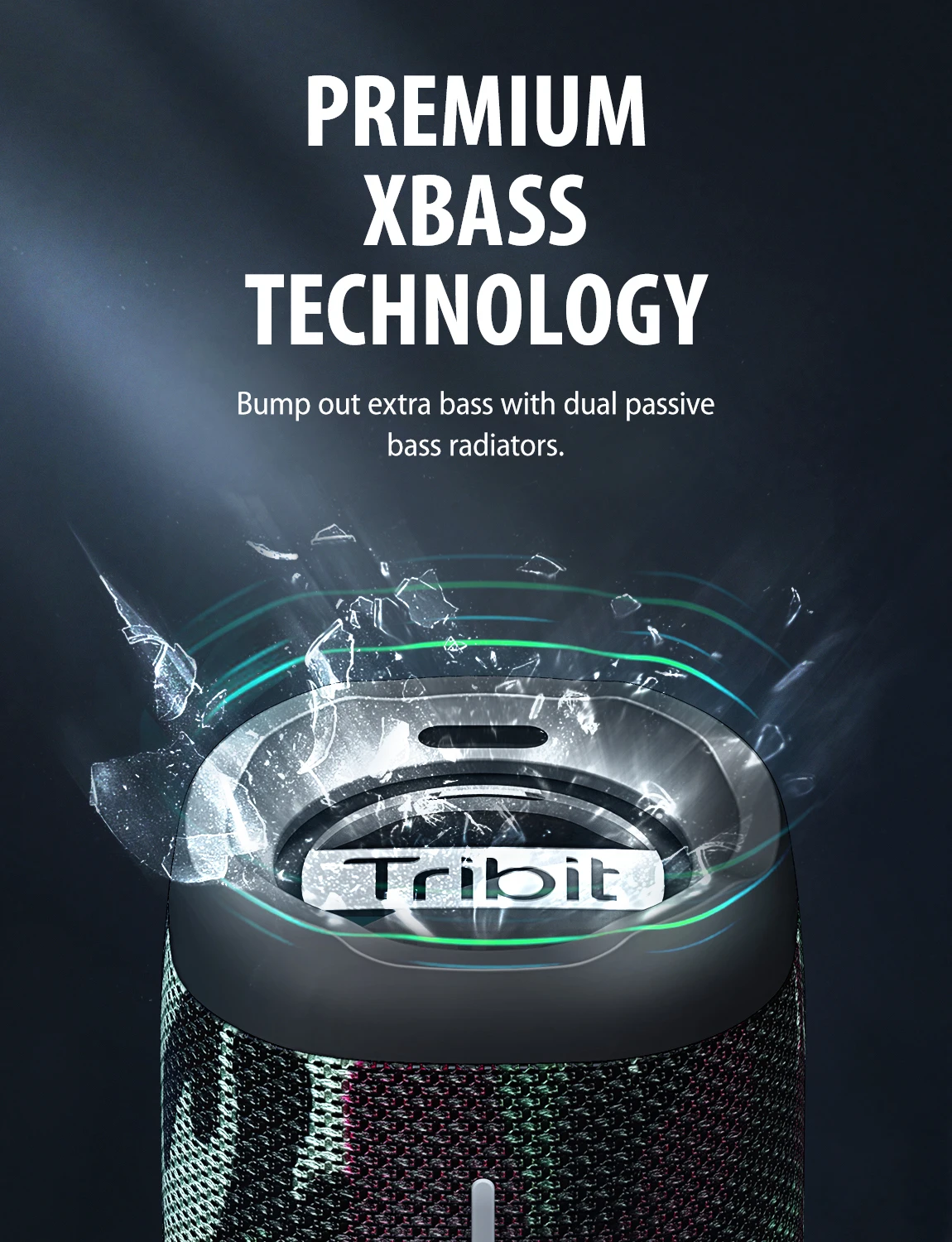 Динамик StormBox Blue tooth IPX7 Водонепроницаемый XBass Беспроводной динамик Super Bass