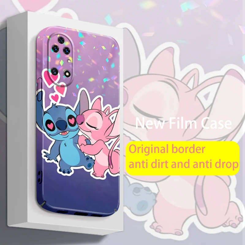 

Disney Stitch Cute For Huawei P50 P40 P30 P20 Nova Y70 10 9 8 7 SE Pro Lite 5G Feilin Film Phone Case Hard Cover