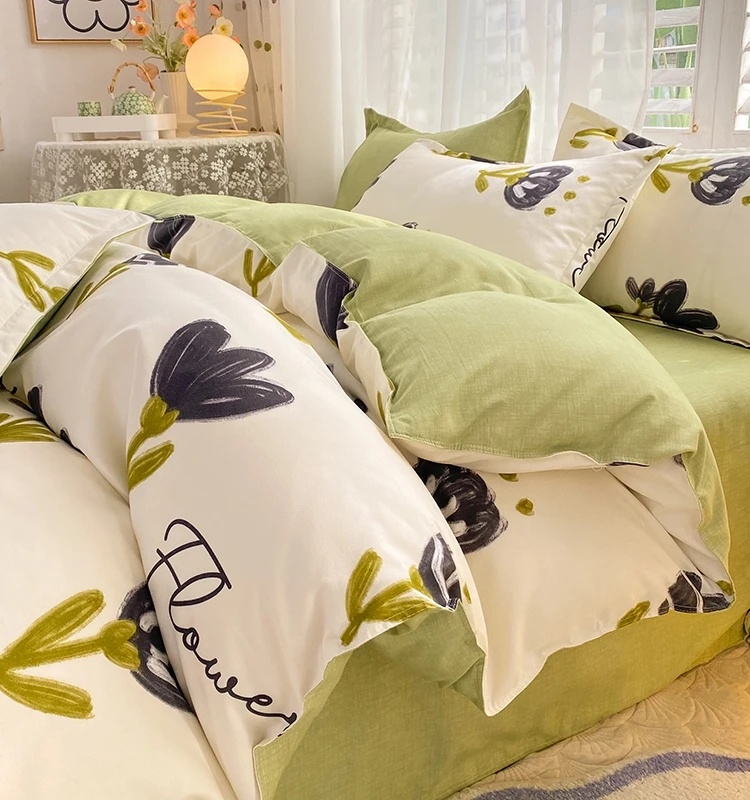 Thickened Sanding Quilt Cover Single Piece Non-Pure Cotton 50x200x230 Student Mattress Cover...
